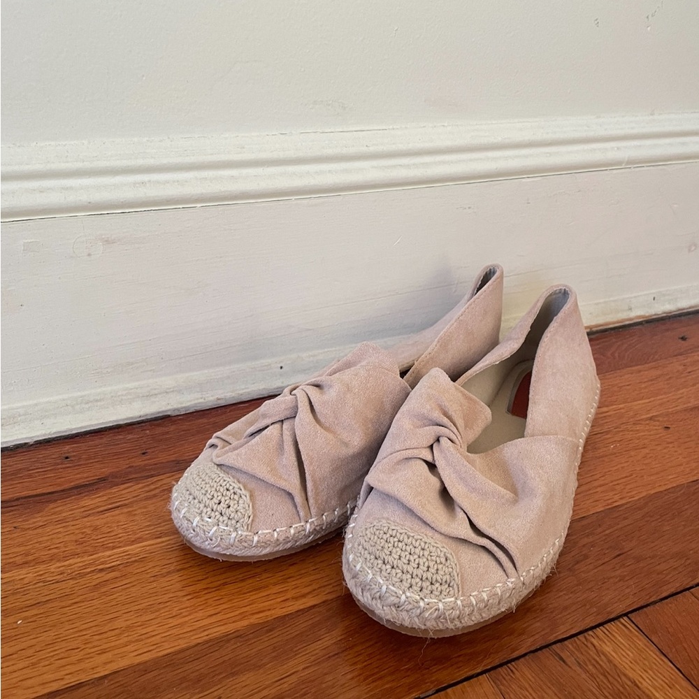 Beige Espadrille Flats